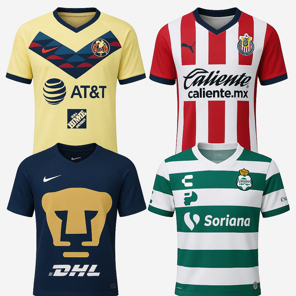 JERSEY LIGA MX CABALLERO